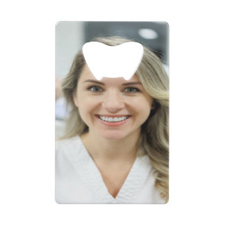Dentist Photo Customize Personalize Geldbeutel Flaschenöffner