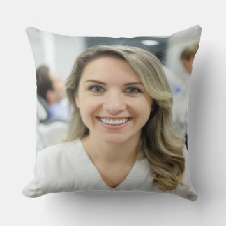 Dentist Photo Customize Personalize Kissen