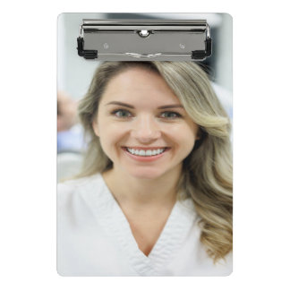 Dentist Photo Customize Personalize Mini Klemmbrett