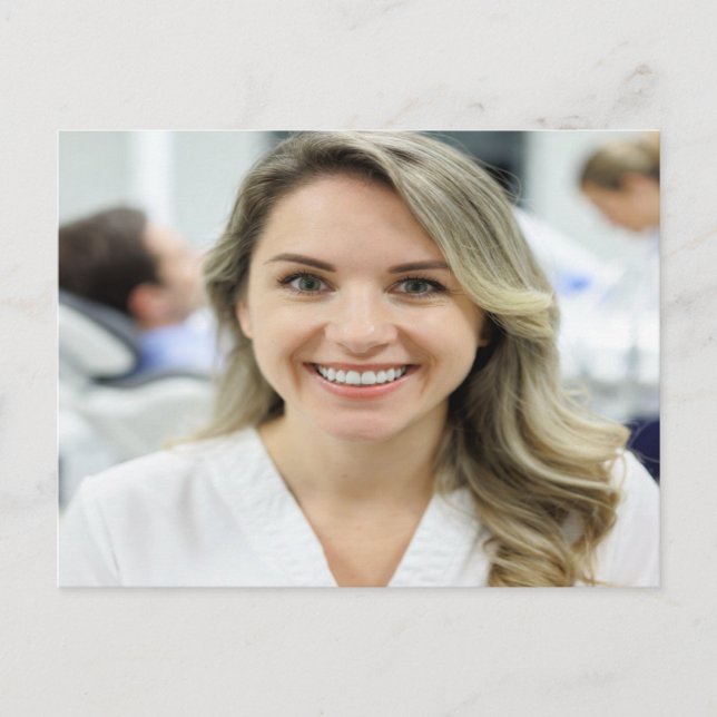 Dentist Photo Customize Personalize Postkarte (Vorderseite)