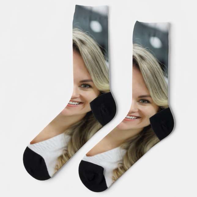 Dentist Photo Customize Personalize Socken (Linkes Detail)