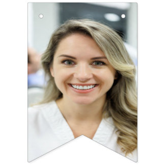 Dentist Photo Customize Personalize Wimpelkette