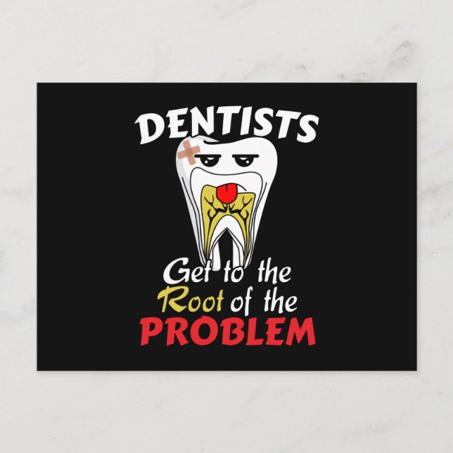 Dentist Root Canal - Tooth Cavity Pub Postkarte (Vorderseite)