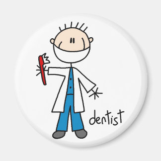Dentist Strichmännchen Magnet