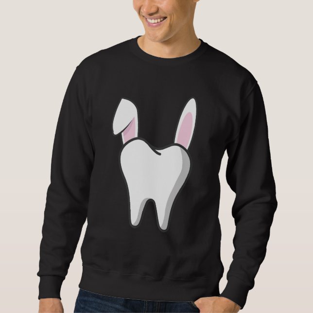 Dentist Student Bunny Teeth Graphic Dental Surgeon Sweatshirt (Vorderseite)