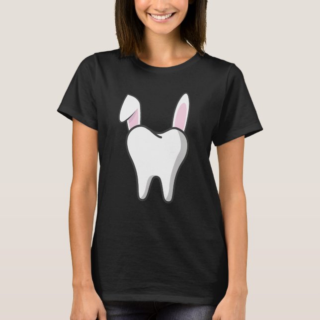 Dentist Student Bunny Teeth Graphic Dental Surgeon T-Shirt (Vorderseite)