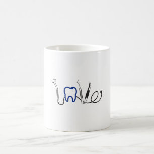 Dentist Teeth Dental LoveStand Liebe FunnyFunnyGab Kaffeetasse