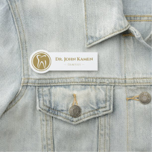 Dentist   Teeth Logo Namensschild