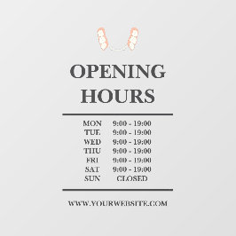 Dentist Tooth Logo Fensteraufkleber