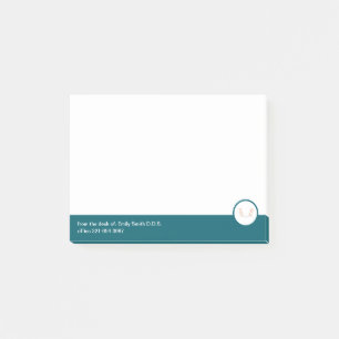 Dentist Tooth Logo Post-it Klebezettel