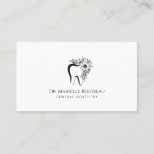 Dentist Tooth Logo Visitenkarte