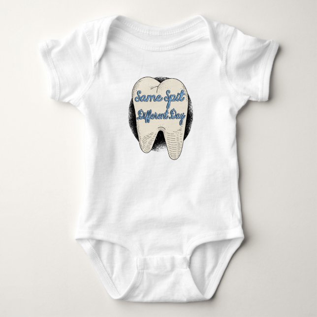 Dentist Tooth Profession Dental Technician Dental Baby Strampler (Vorderseite)
