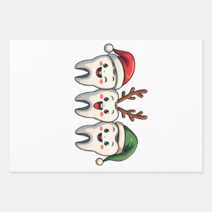 Dentist Weihnachten Weihnachten Weihnachtsfeiertag Geschenkpapier Set
