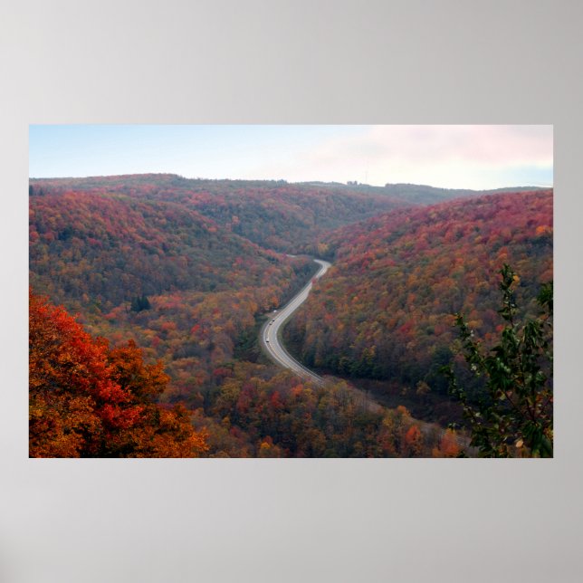 Denton Hill S Kurve Highway Poster (Vorne)