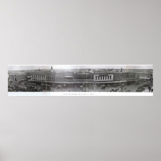 Denton, Texas - South Side of Square Anfang der 19 Poster