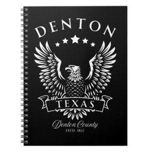 Denton Texas Vintage Adler Notizblock