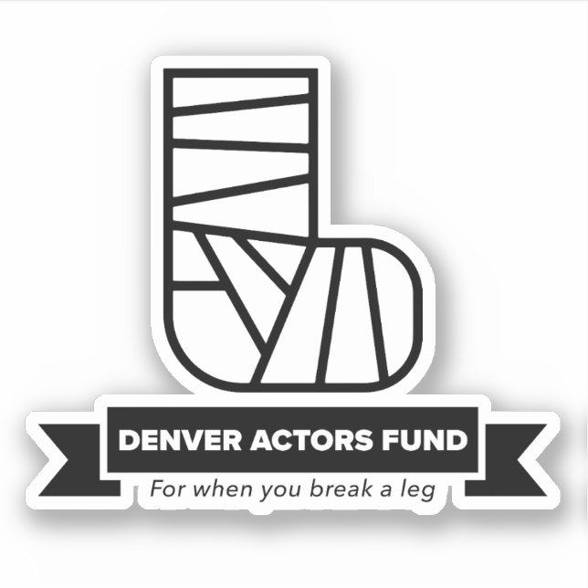 Denver Actors Fund Aufkleber (Vorderseite)