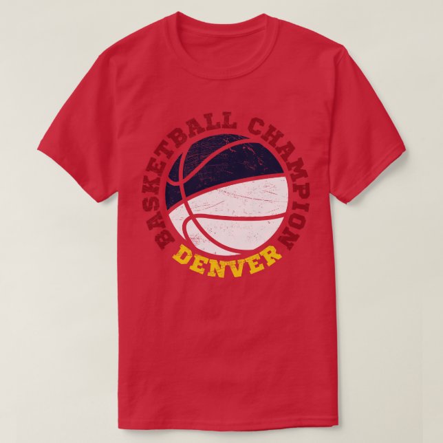 Denver Basketball Champion 2 T-Shirt (Design vorne)