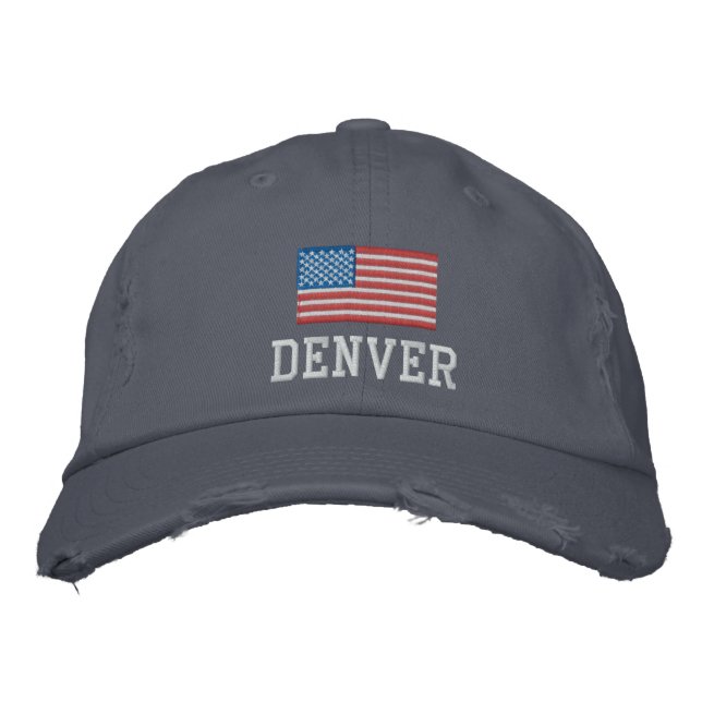 Denver Bestickte Kappe (Vorderseite)