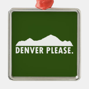 Denver bitte ornament aus metall