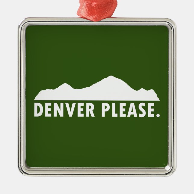 Denver bitte ornament aus metall (Vorne)