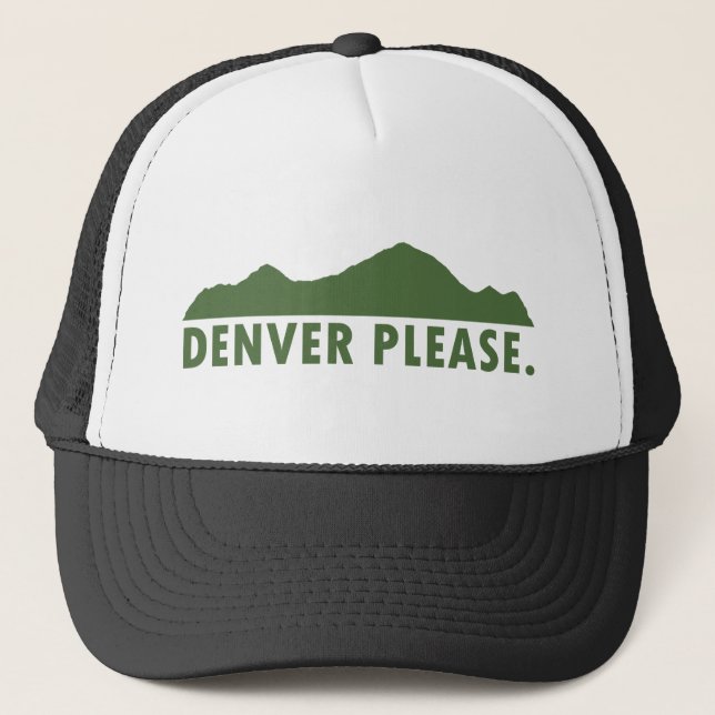 Denver bitte truckerkappe (Vorderseite)