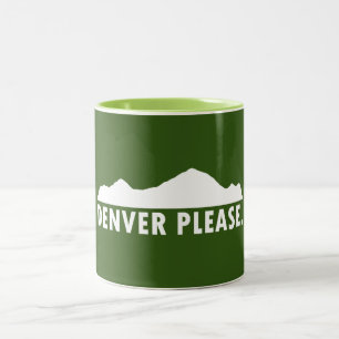 Denver bitte zweifarbige tasse