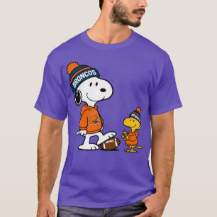 Denver Broncos Snoopy Woodstock Football Stil M00 T-Shirt