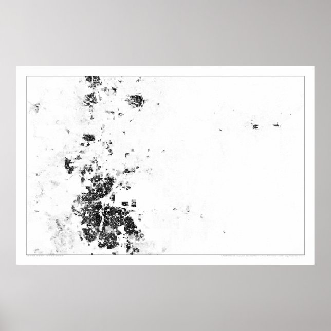 Denver Census Dotmap Poster (Vorne)