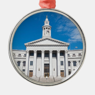 Denver City and Landkreis Gebäude Eintritt Ornament Aus Metall