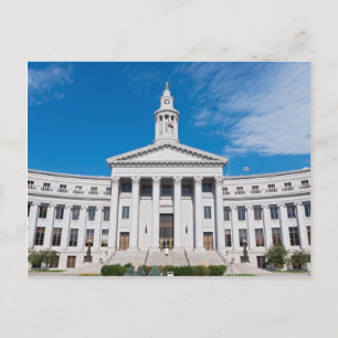 Denver City and Landkreis Gebäude Eintritt Postkarte