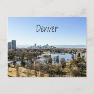 Denver City and Mountains Colorado Postkarte