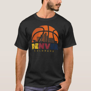 Denver City Colorado Retro Style Vintag 70er 80er T-Shirt