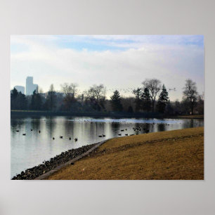 Denver City Park, Denver, Colorado Poster