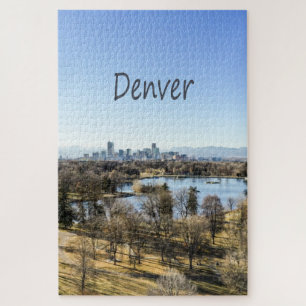 Denver City und Mountain Colorado Puzzle