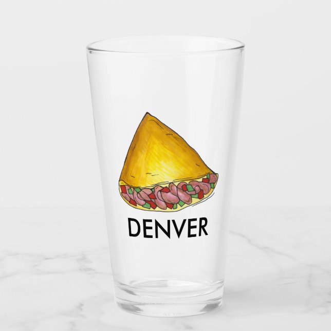 Denver CO Colorado Frühstück Omelet Omelet Glas (Vorderseite)