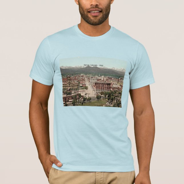 Denver, Colorado 1910, T-Shirt (Vorderseite)