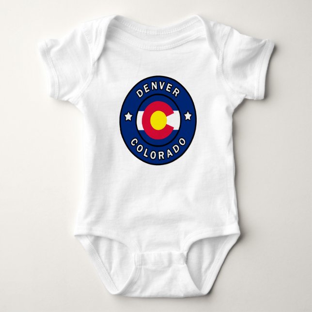 Denver Colorado Baby Strampler (Vorderseite)