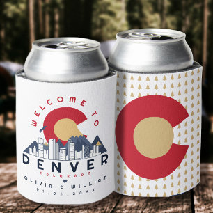 Denver Colorado Begrüßung der Skyline Dosenkühler