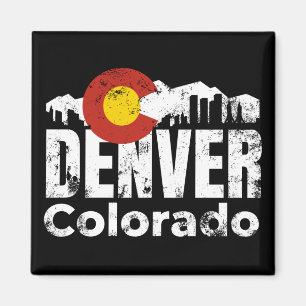 Denver Colorado Berge Magnet