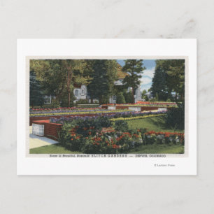 Denver, Colorado - Blick auf Elitch Postkarte