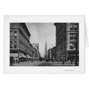 Denver, Colorado - Blick nach unten 16th Street Vi