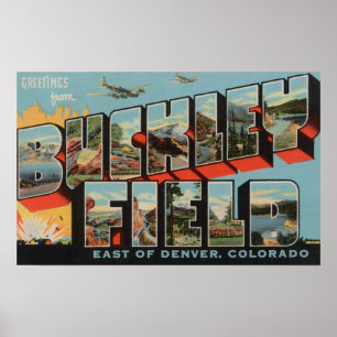 Denver, Colorado, Buckley Field Poster