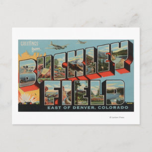 Denver, Colorado, Buckley Field Postkarte