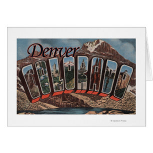 Denver, Colorado - große Buchstabe-Szenen