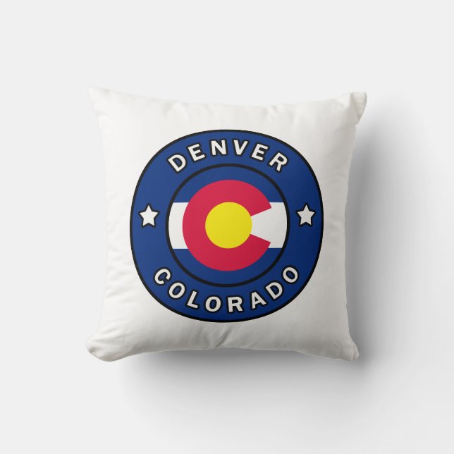 Denver Colorado Kissen (Vorderseite)