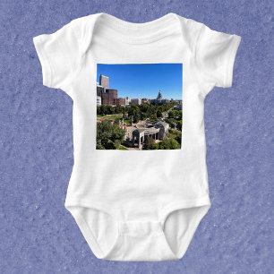 Denver Colorado Landschaft Capitol Building Foto Baby Strampler