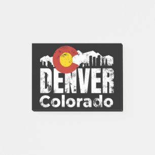 Denver Colorado Mountains Post-it Klebezettel