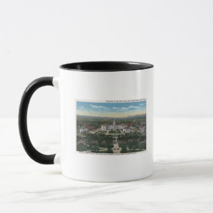 Denver, Colorado - Panorama von bürgerlichem Tasse