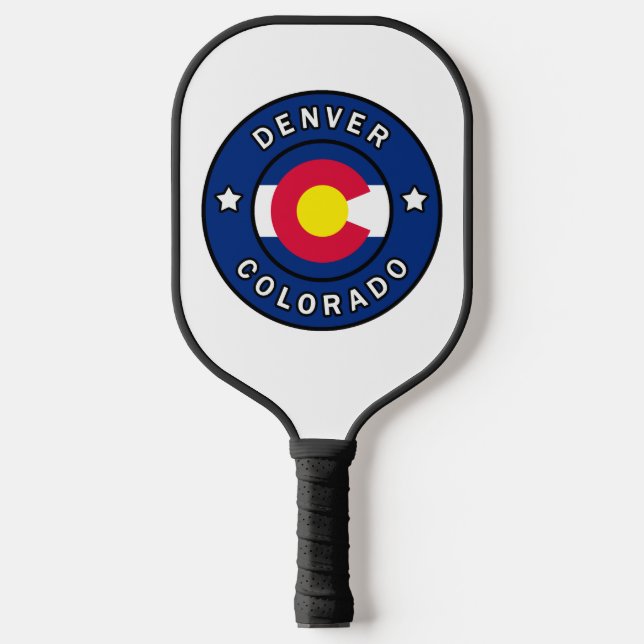 Denver Colorado Pickleball Schläger (Vorderseite)